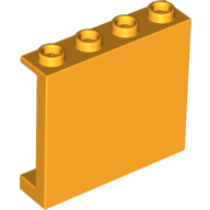 Lego panel, zeď 1x4x3, světle oranžová (6173008)
